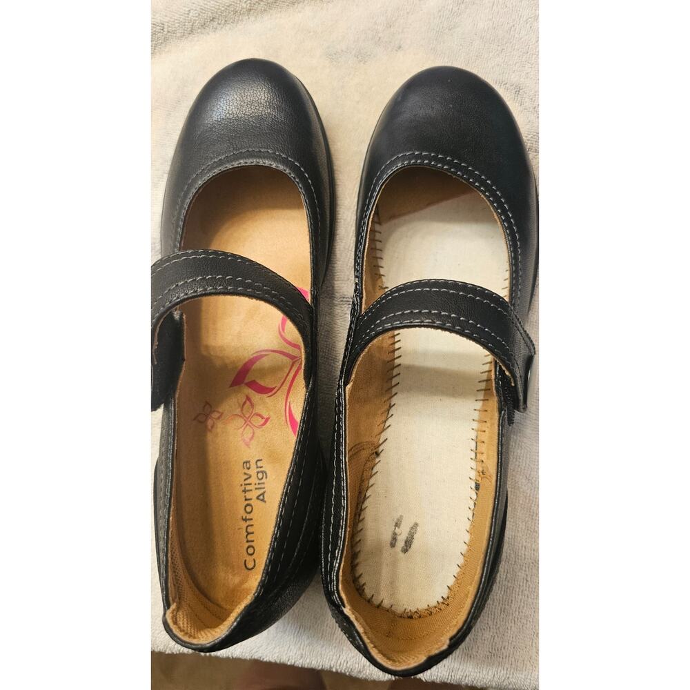 EUC Comfortiva Align Mary Jane Style Sz 11 Leather upper